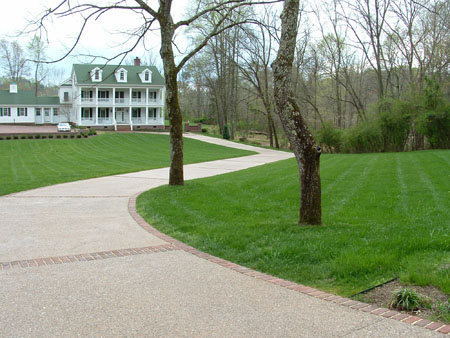 Paver Inlays Concrete