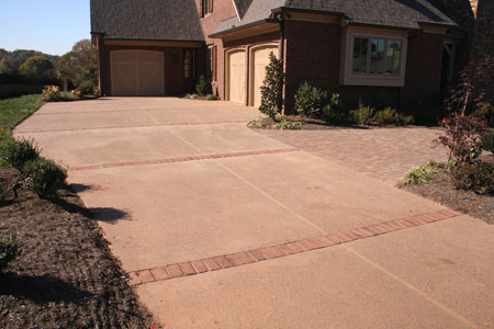 Paver Inlays Concrete
