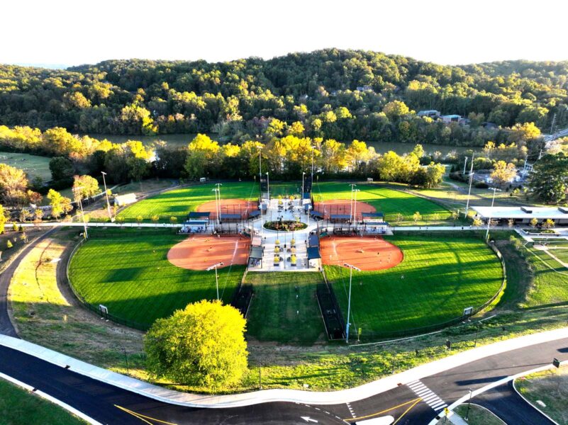 Baseball Plaza from the North