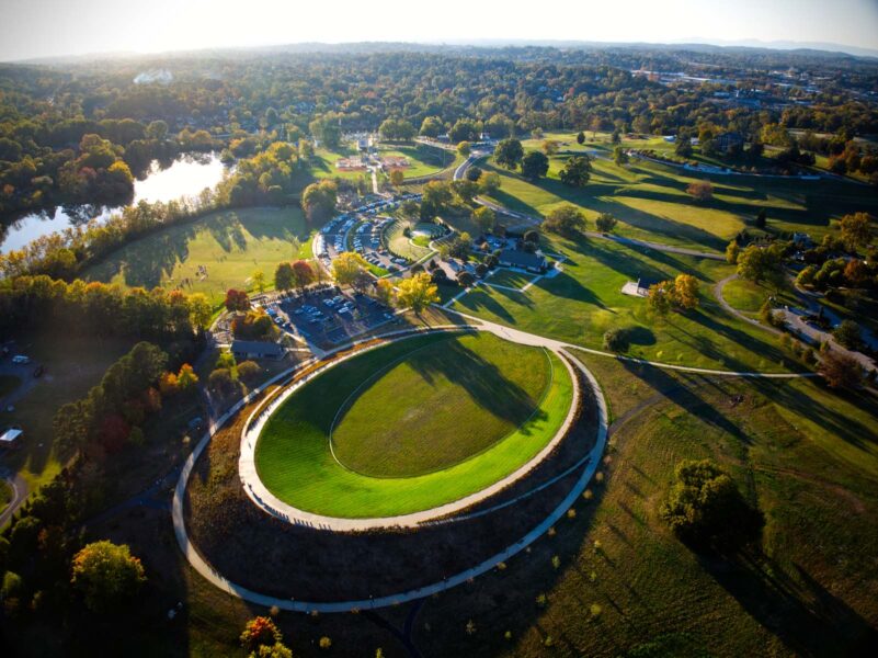 The Mound Looking Across the Park